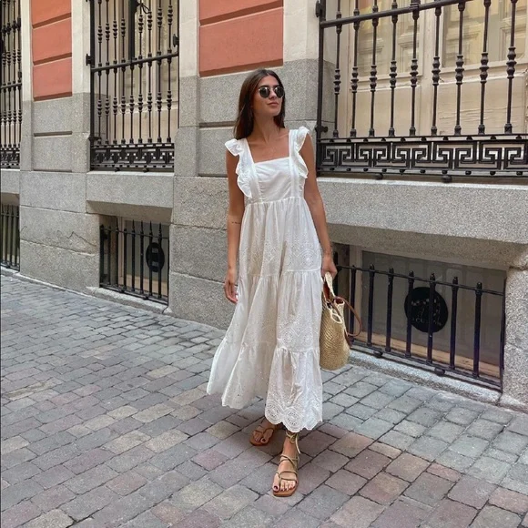 Cotton embroidery dress bloggers fav - Picture 4 of 15